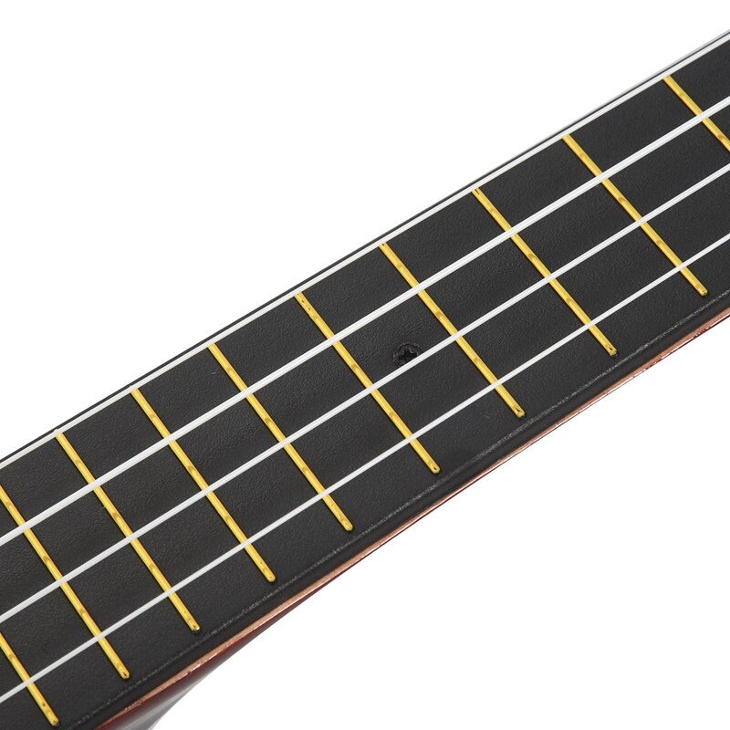 Ukelele Soprano de 21 pulgadas, 4 cuerdas, guitarra hawaiana, Uke + cuerda + púa para de chico principiantes
