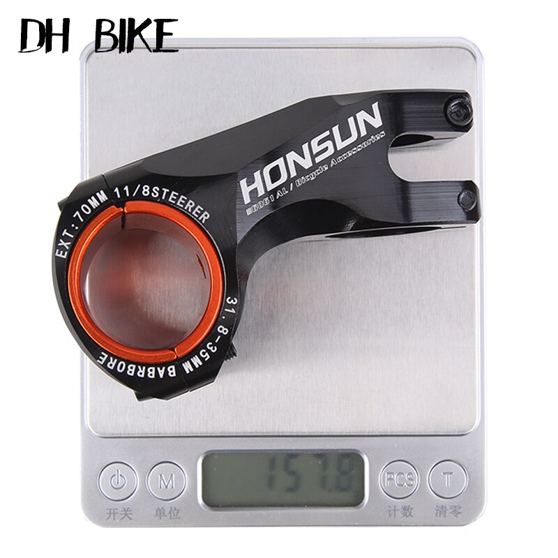 Mostek rowerowy 31.8-35mm 70mm HONSUN CNC ultra lekki wioślarz górski droga mostek rowerowy 17 stopni Aolly XC kierownica MTB macierzystych akcesoria rowerowe Bicycl