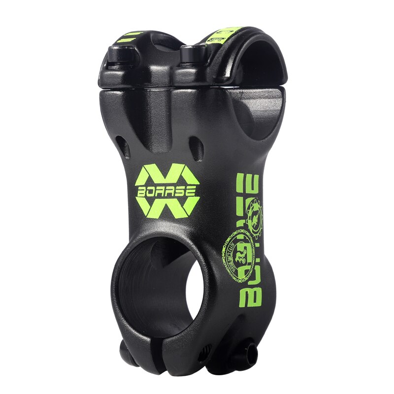 Boarse Bicycle Stem 31.8mm Bike Short Stem Parts Of Bicycle 40mm AluminumAlloy lightweight 145g Stem for AM/DH/ENDURO: green