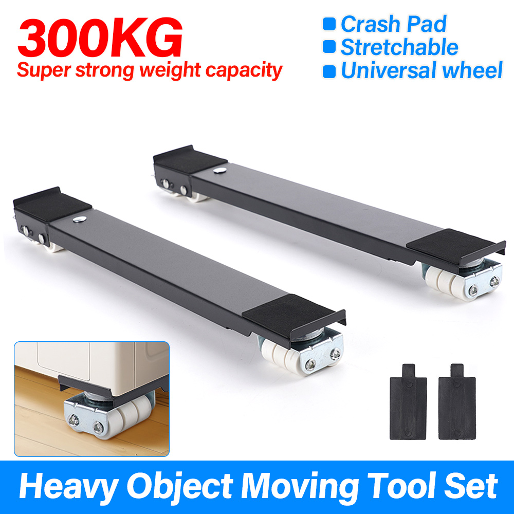 24 Wheel Movable Racks Mobile Roller Bracket Adjustable Washing Machine Stand Refrigerator Base Mount Universal Dryer Holder: Default Title
