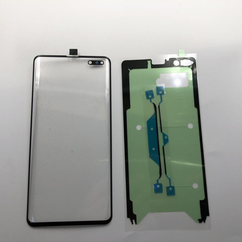 Schermo di vetro di Ricambio Per Samsung Galaxy S8 S9 Più Display LCD Touch Anteriore Esterno Lente Esterna S10 S10 + S20 s20 + Adesivo: S10 5G