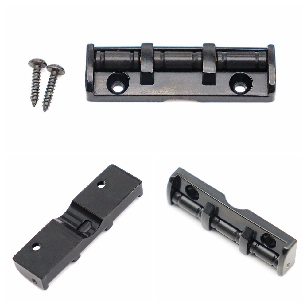 6 String Metal Guitar Roller Nut 3 Saddles With Screws Compatible For Strat or Tele Electric Guitar