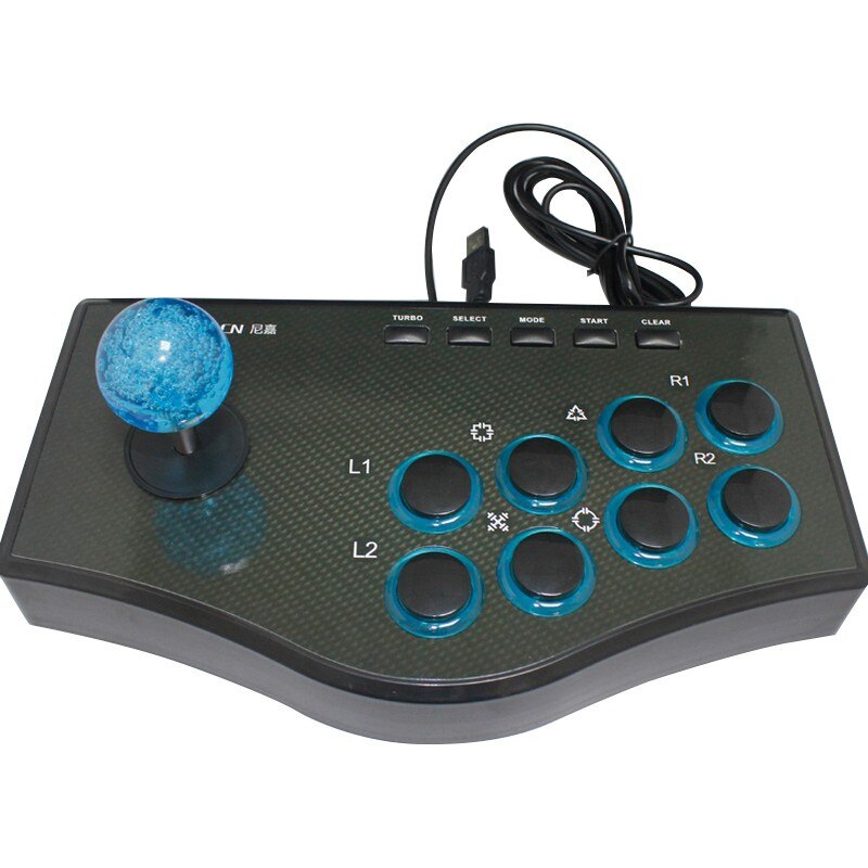 USB Arcade Joystick Fighting Stick For PS3 PC Android Plug And Play Street Fighting Feeling Rocker Game Controller: Default Title