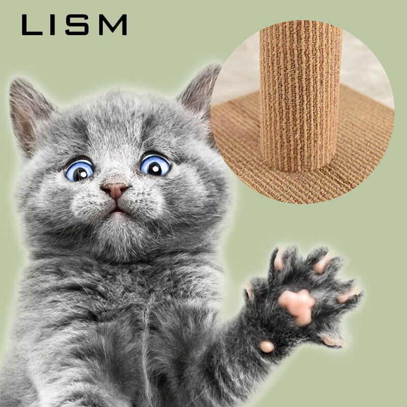 Cat Tree Sisal Rope Climbing Frame Cats Scratching Post Detachable Cat Scratcher Board Plush Toys For Cats Kitten Grinding Claw
