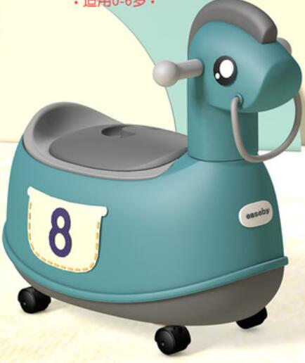 3 Colors Children's Potty soft Baby Potty Training Seat kids toilet potty chair: Blue