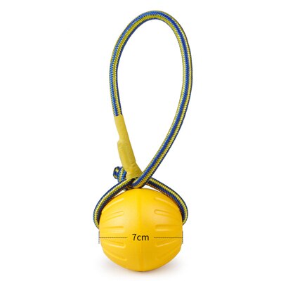 Amfibische Hond Speelgoed Bal met Touw/Flying Discs/Chew Speelgoed Ring EVA Huisdier Speelgoed Voor honden Interactieve Bal voor Kleine/Grote Honden Katten: Handball