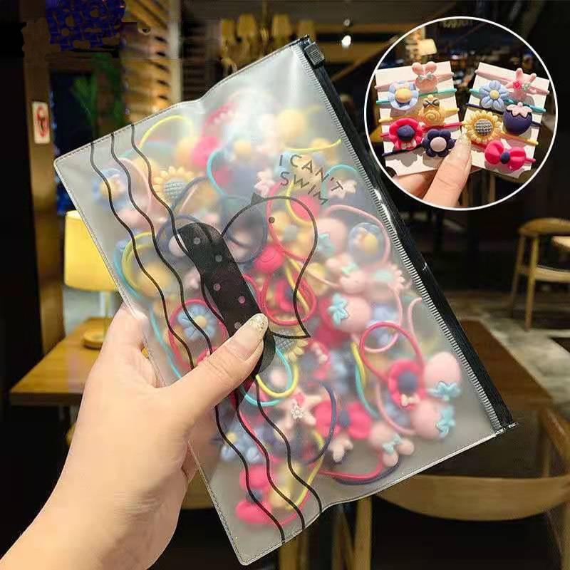 Bandas elásticas para el Cabello para Niñas, Coletas Pequeñas y Coloridas, no Daña EL Cabello, Accesorios para el Pelo, 20 Piezas