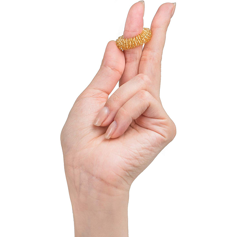 10Pcs Spiky Massage Finger Ring Fidget Sensory Kids Adult Health Care Toy Tool Finger Acupressure Ring Hand Fidget Stress Relive