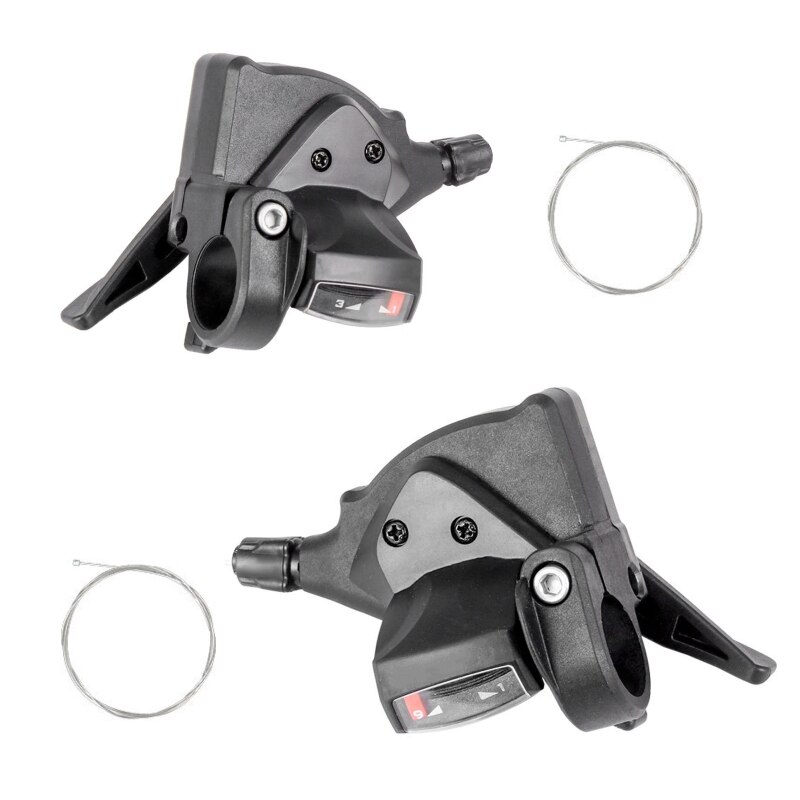 Mountain Bike Shifter 3 x 7/8/9/10/11Speed MTB Bicycle Gear Lever Set with Cable: 27
