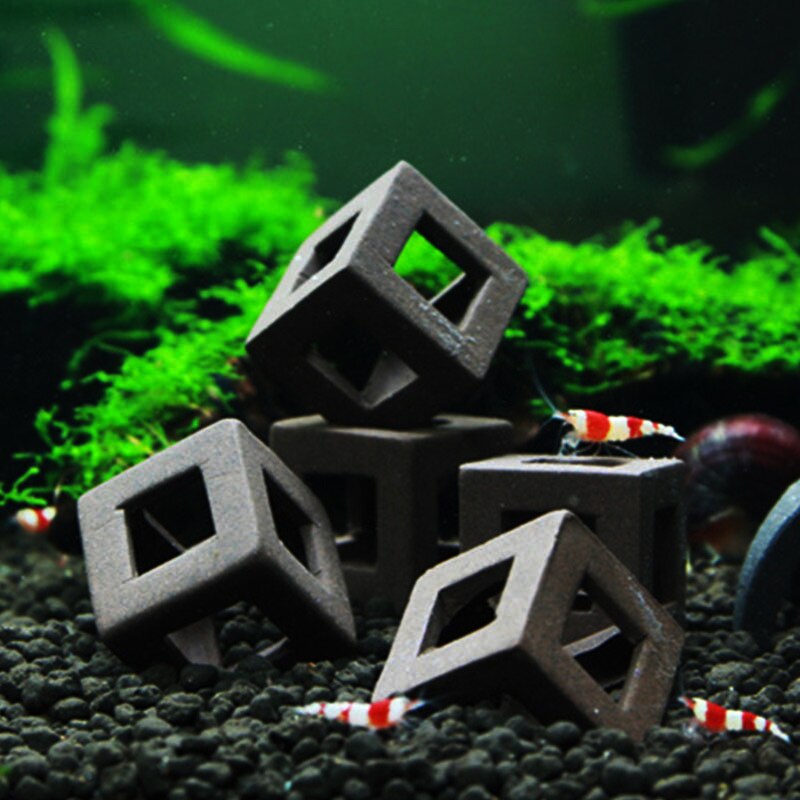 5 Pcs DIY Cube Frame Cave Aquarium Decoration Fish Tank Landscaping Sea bream Tank Shelter Water Tank Accessories