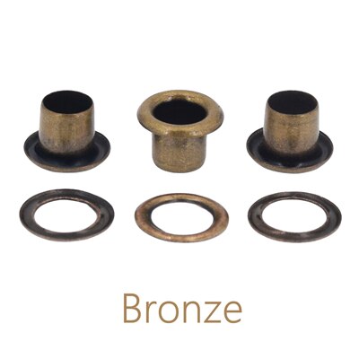 4mm Kleine Größe Metall Scrapbooking Ösen Ösen Schnürsenkel Öse Schnalle 100setzt/viel NäHenne Liefert: Bronze-