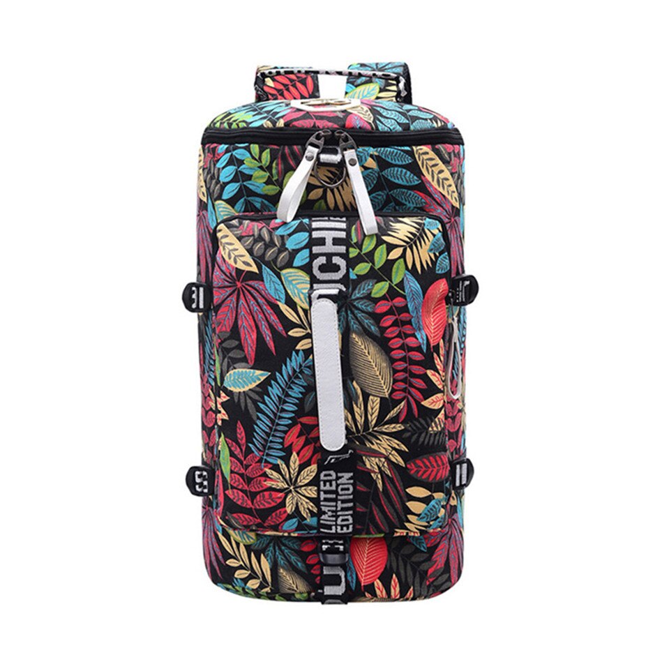Bekende merken canvas dames reistassen voor dames met grote capaciteit, reisrugzak voor dames, multifunctionele crossbody tas: C