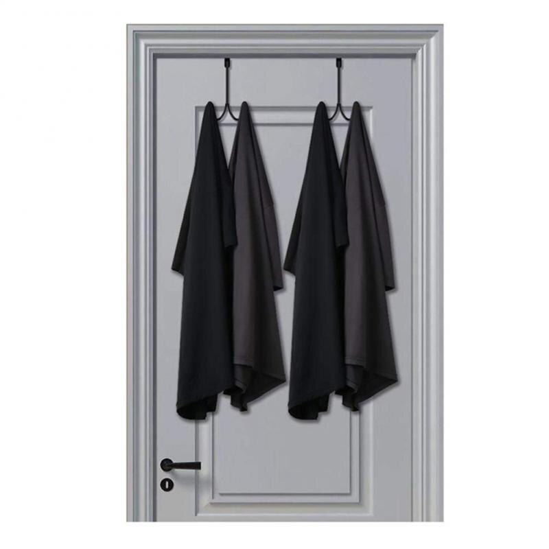 Smeedijzeren Deur Terug Haak Slaapkamer Kleerhanger Deur Terug Jas Haak Badhanddoek Haak Houder Metalen Haak Gratis Ponsen
