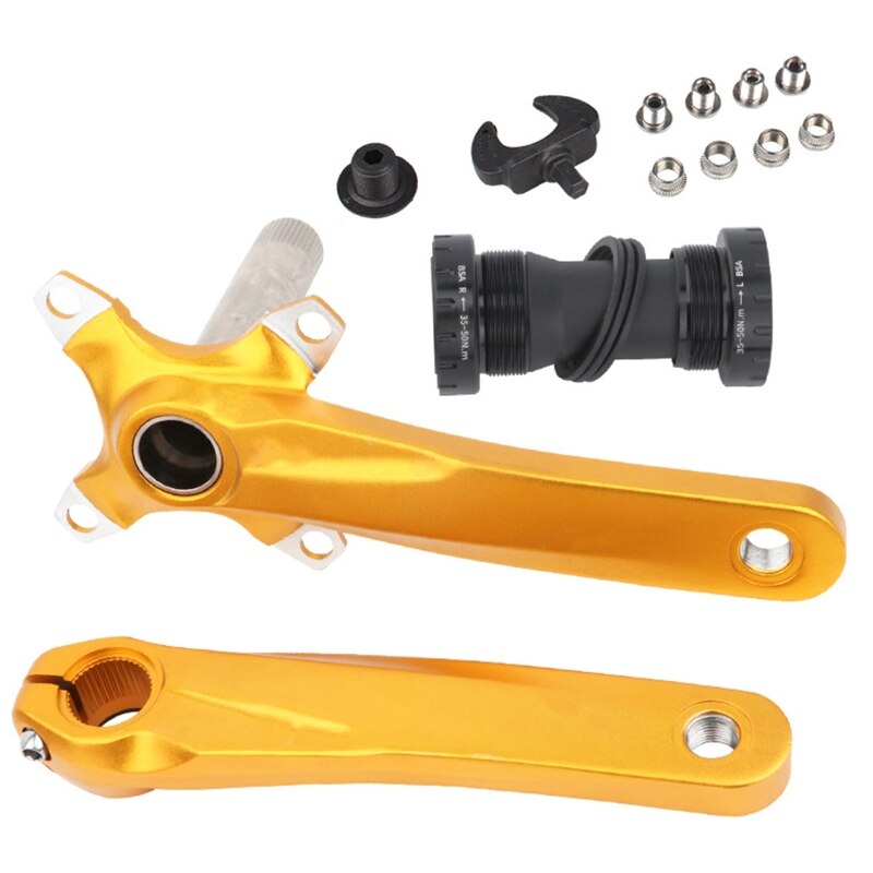 BOLANY Hollow Integrierte MTB Kurbelgarnitur 170mm 34T/36T für Shimano