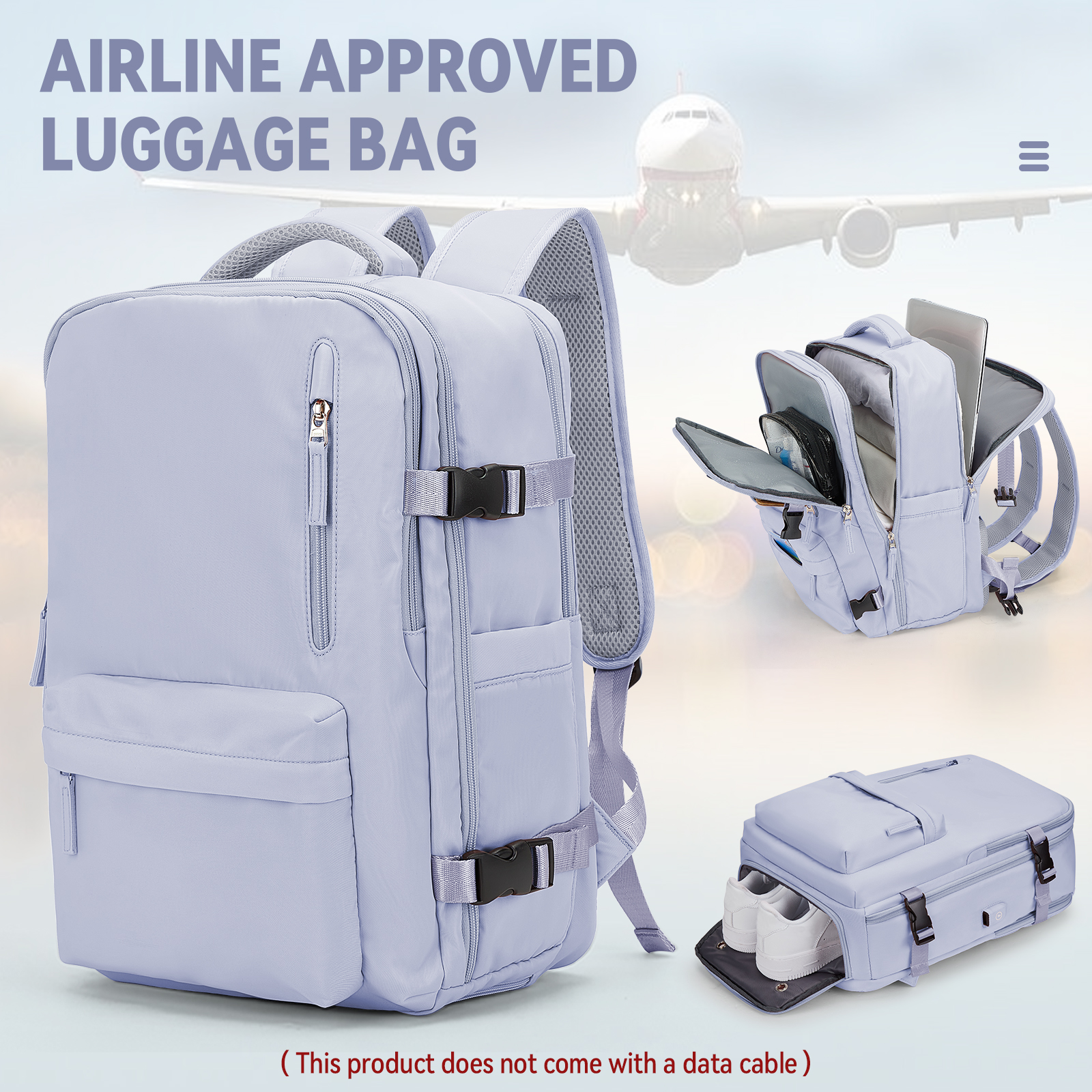 Handbagage Rugzak 40x30x20 Rugzak Reiscabine Damesrugzak Waterdichte rugzak, Handlaptoprugzak voor heren, tas: Donkergrijs