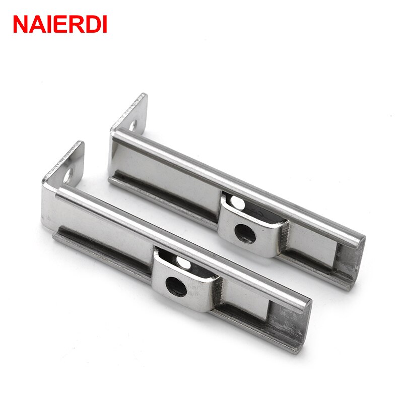 NAIERDI Licht Schuifdeur Roller Caster 4 Wielen Thuis Kamer hout Deur Wielen Rail Track Katrol Beer 30 KG Voor Meubels Hardware