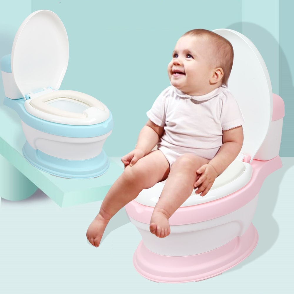 Factory Simulation Mini Toilet Infant Pony Potty Seat Portable Toilet Training Urinal for free potty brush+cleaning bag