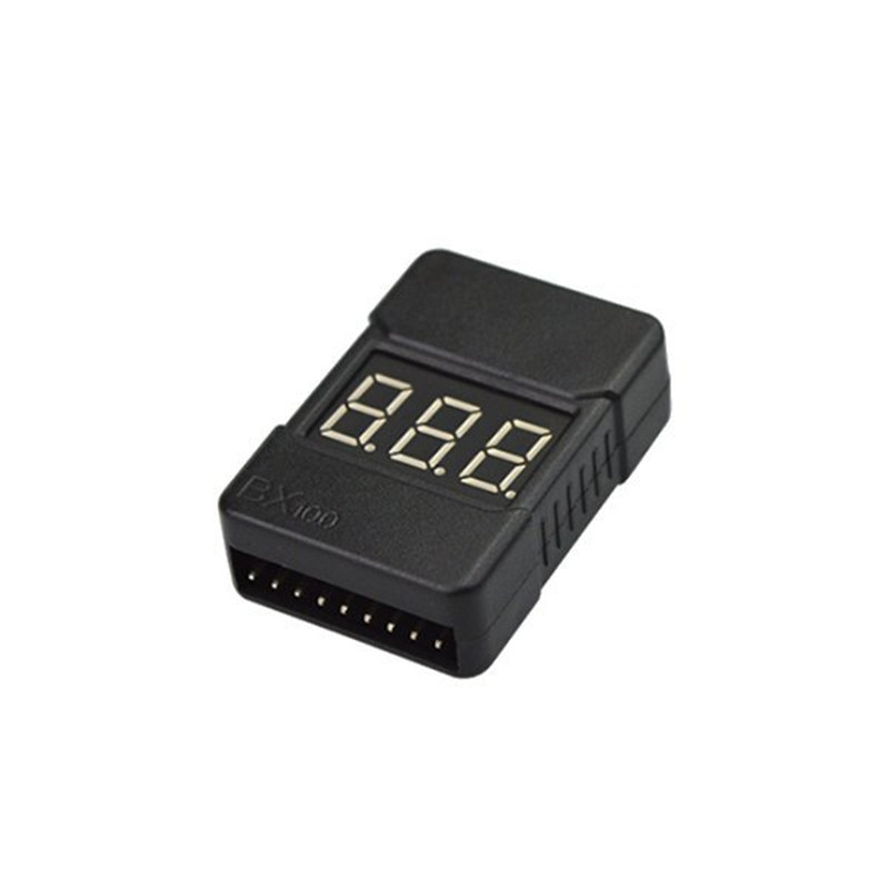BX100 1-8S Lipo Battery Voltage Tester/Low Voltage Buzzer Alarm/Batterij Voltage Che cker met dual Speakers