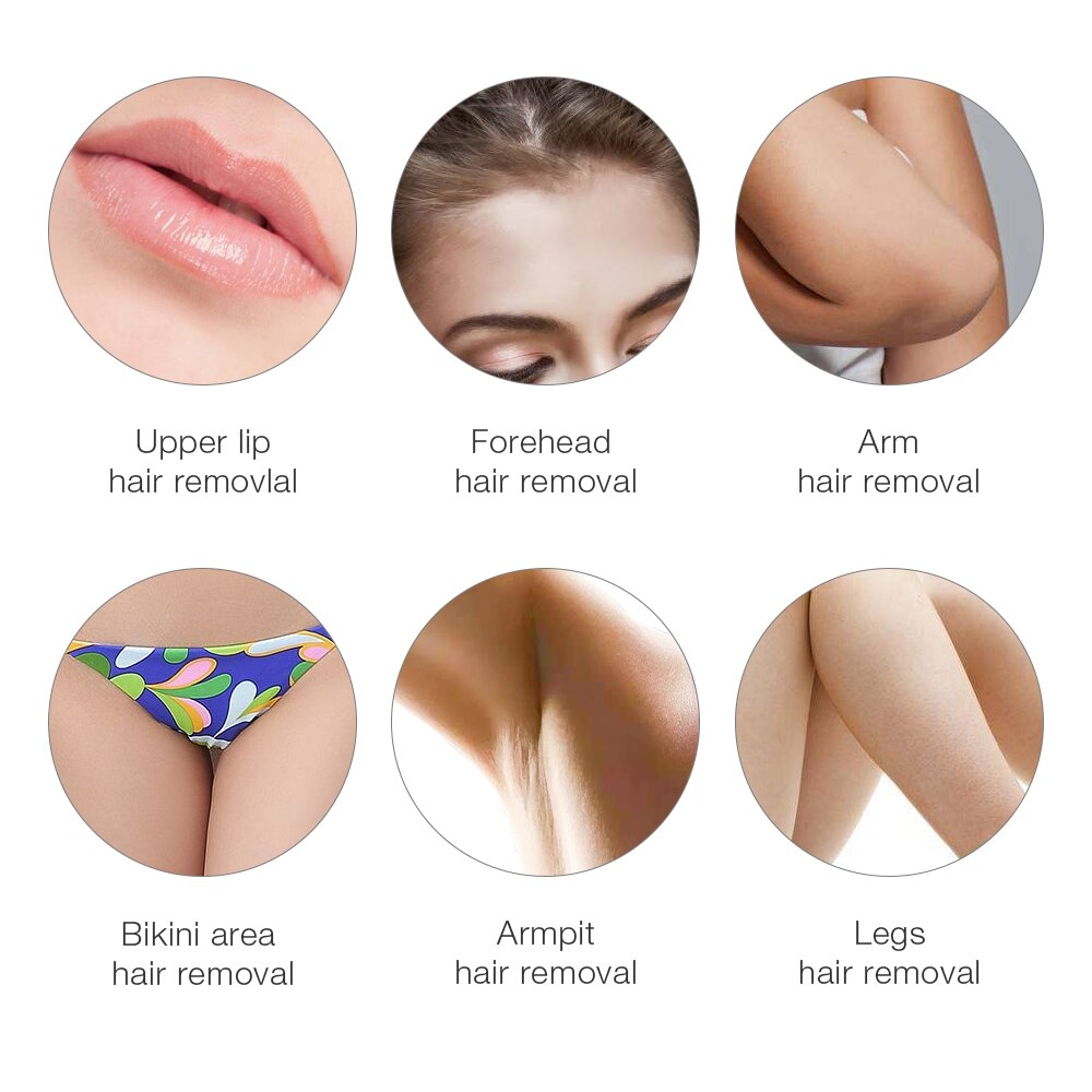 Single Handheld Depilatory Wax Hair Removal Machine with EU/US Plug Portable Epilator Roll On Depilatory Heater