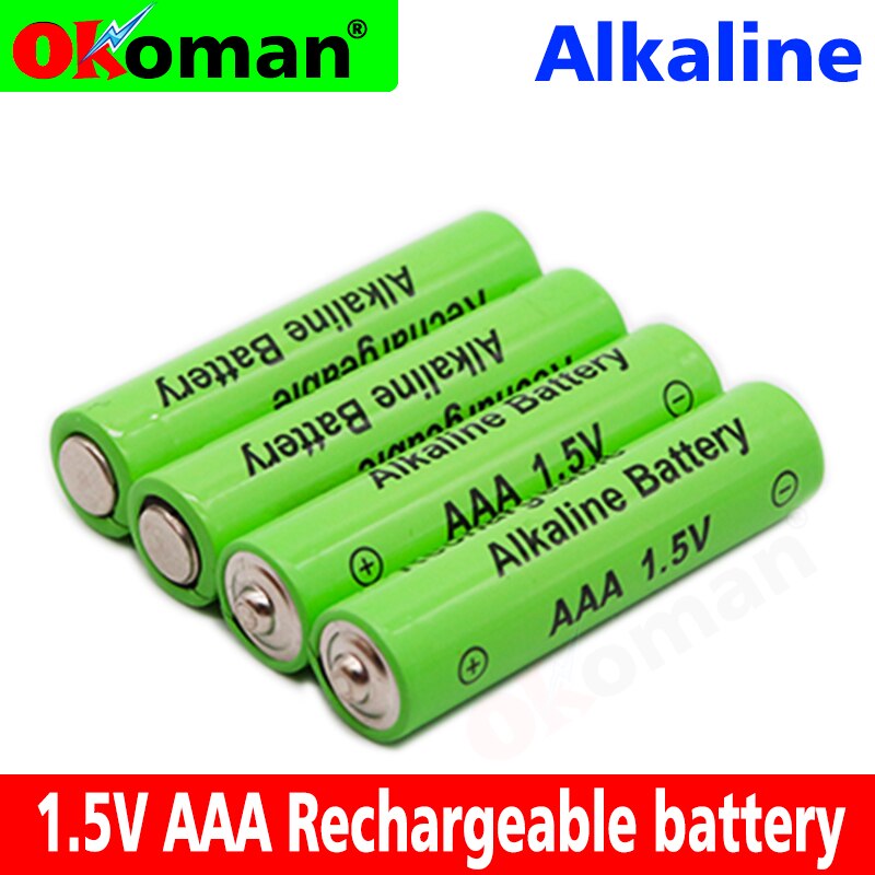 4-50 stks/partij AAA Batterij 2100mah 1.5V Alkaline AAA oplaadbare batterij voor Afstandsbediening Speelgoed licht batterij