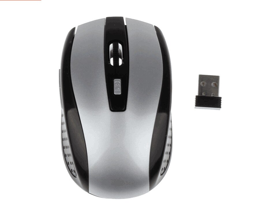 2.4G wireless mouse keyboard and mouse photoelectric 7500 wireless mouse blue and white porcelain mouse wireless: Silver