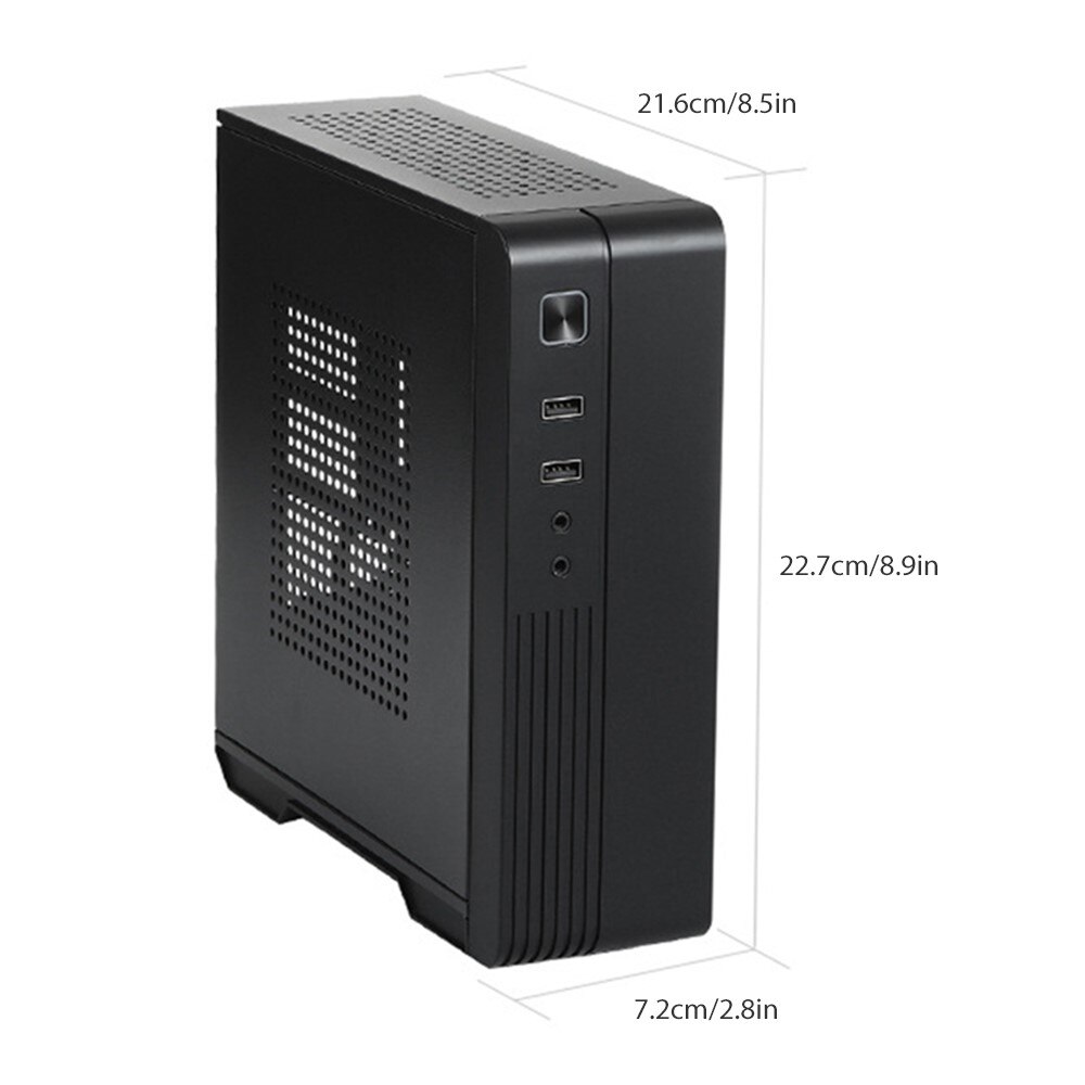 Itx Computer Case MX02 Mini Htpc Desktop Gastheer Chassis Office Business Industriële Controle Chassis Computer Accessoires