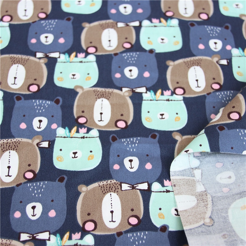 100% Cotton Twill Fabric Printing Quilting Textile... – Grandado