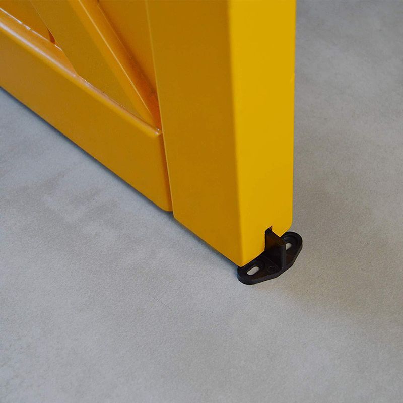 Guías de suelo para puerta corredera, Guía para puerta de armario negra, guía de pista inferior montada en el suelo para puertas correderas, fácil de instalar tobogan