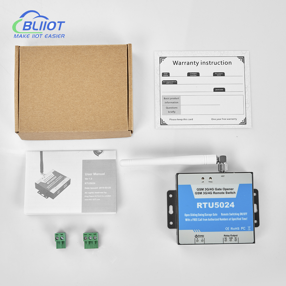 BLiiot GSM 2G 3G 4G RTU5024 apertura della porta a distanza apertura della porta mobile controllo di accesso di sicurezza