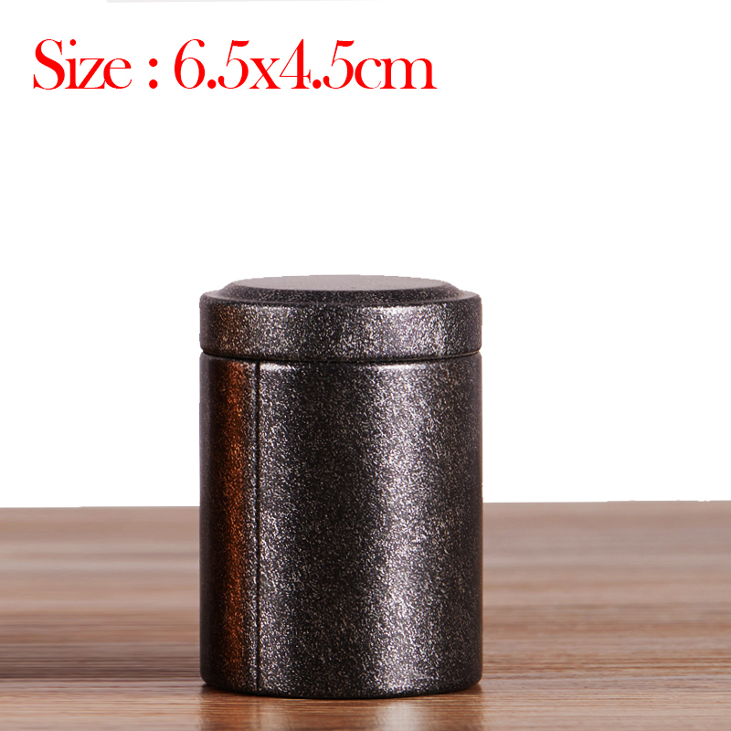Mini Tea Tin Storage Metal Box Small Iron pot sealed pot for Coffee Tea Candy Storage Case Van Gogh Painting Container Cans