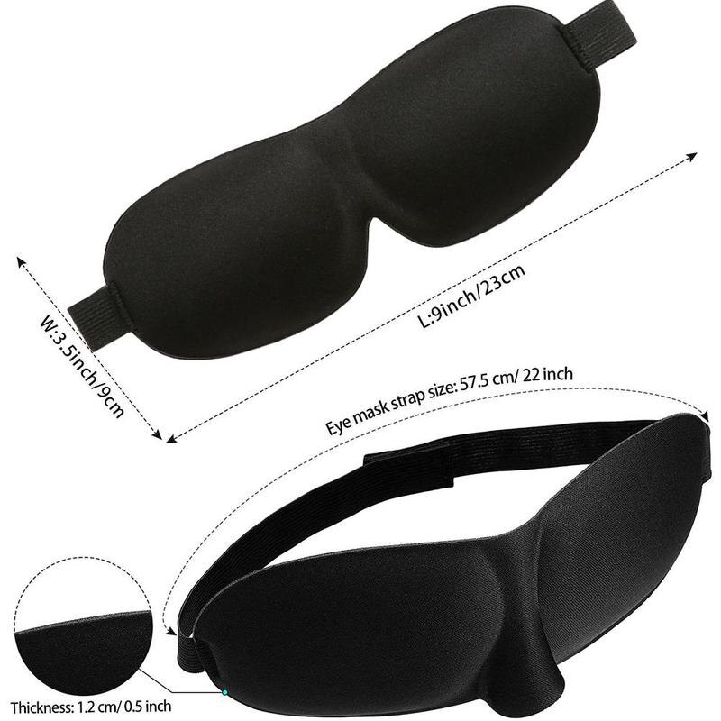 3D Sleep Mask Sleeping Eye Mask Yes / No nose Eyeshade Cover Shade Eye Patch Women Men Soft Portable Blindfold Travel Eyepatch