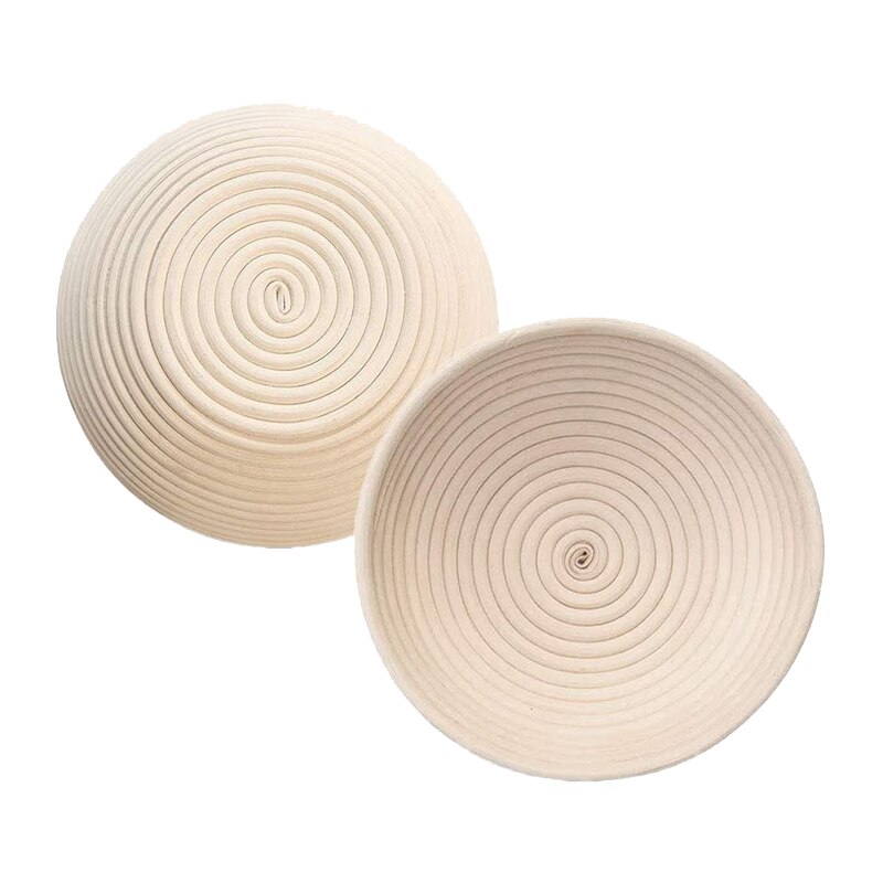 Ronde Brood Correctie Mand Handgemaakte Pasta Rota Stijgende Kom Professionele Bakkers Brood Mand
