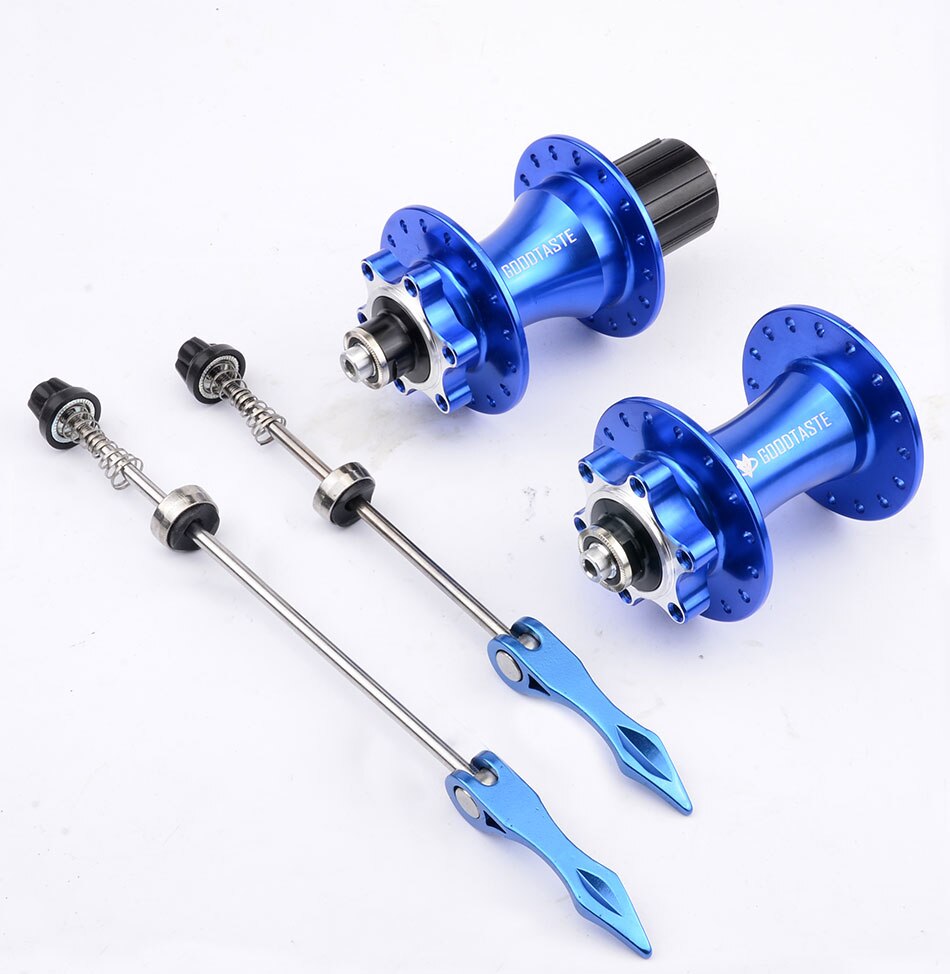 Goodtaste Mountain bike hub 4 bearing rear hub rear 10*135mm QR100*15 12*142mm through 28/32/36 hole disc brake bicycle hub MTB
