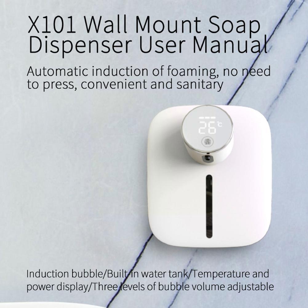 Automatic Soap Dispenser Wall Mount Rechargeable Touchless Soap 2022 Dispens Foaming P5T3