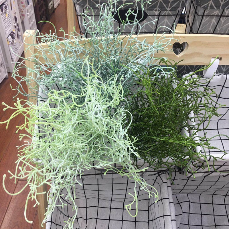 Konstgjord plast petris blomma vinträd trädgård hängande krans växt hem bröllop inredning