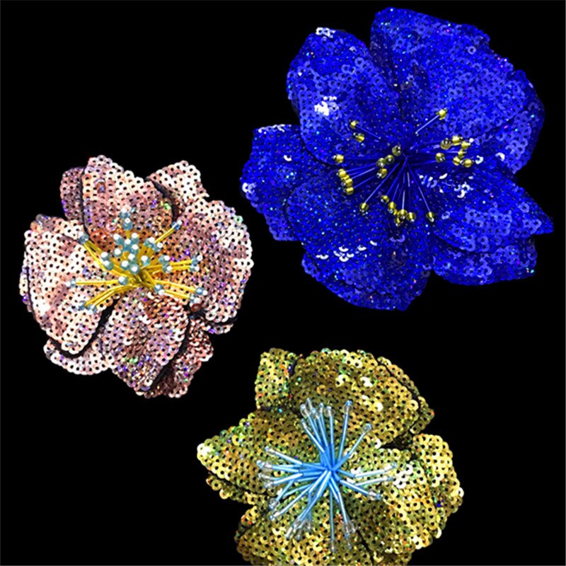 Fatto a mano chiodo perline, paillettes, fiori ricamati, vestiti, cappelli, decorazioni, accessori FAI DA TE, grandi macchie, fori e decalcomanie