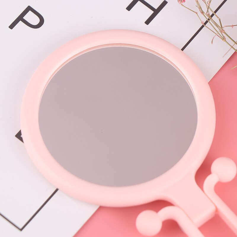 5/10X Magnifying Handheld Vanity Mirror Travel Folding Hand Held Round Shape Folding Adjustable Pedestal Makeup Mirror