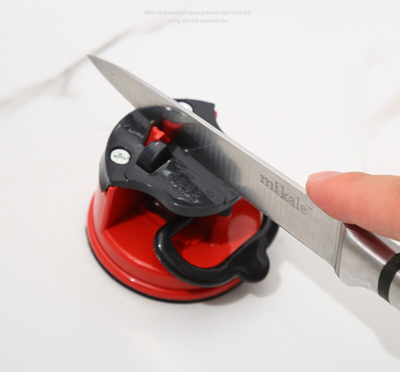 Knife Sharpener With Seat Bavarian Edge Knife Sharpener Kitchen Tools Sharpening Stone Kitchen Knives Accessories Kitchen Supply: Sucker Sharpener