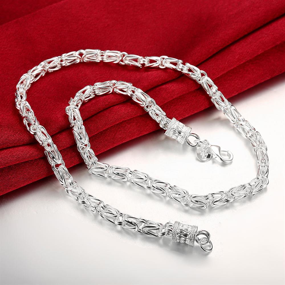 Factory direct 925 sterling sølv halskæder til mænd & #39 ;s charmsmykker 20 tommer dominerende retro vandhane fest jul