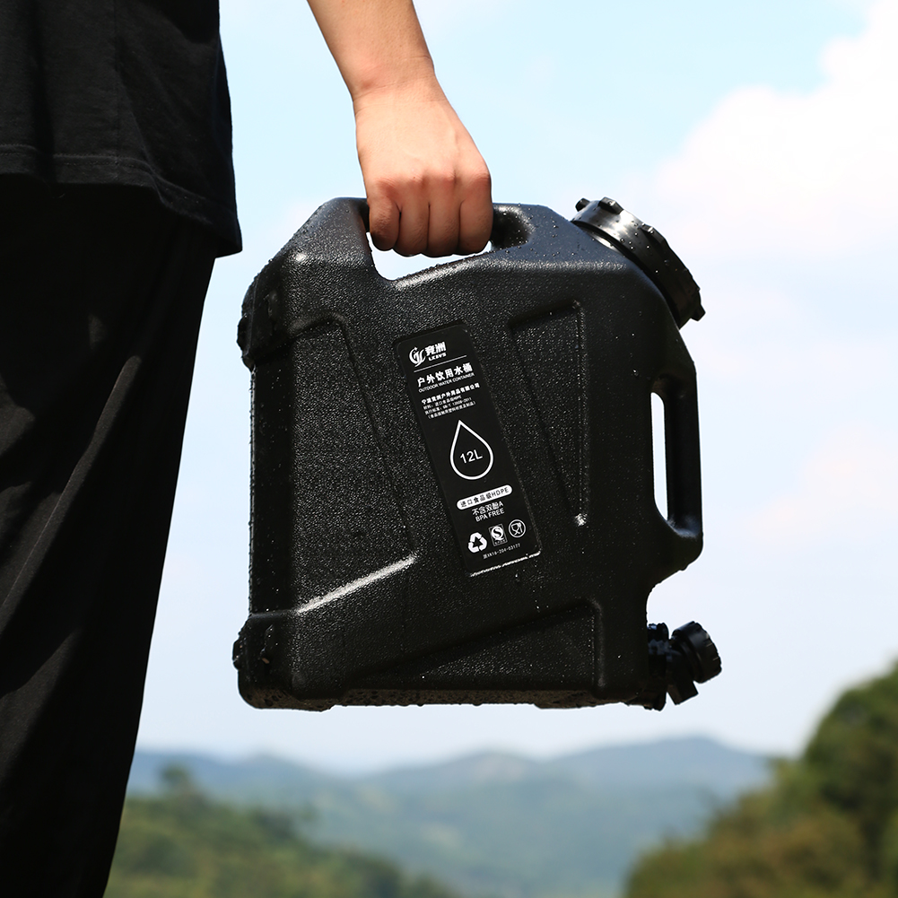 Outdoor Water Bucket Camping Water Container With Detachable Faucet No Leakage Water Storage Container For Outdoor 7.5/10/12/20L
