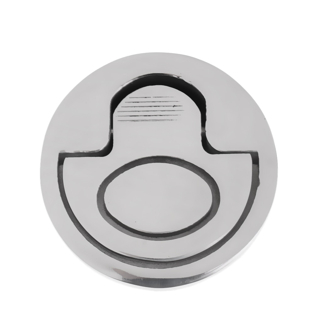 Marine Boat 2'/5cm Round Flush Pull Lift Ring Handle Hatch Latch Locker Cabinet Hardware Accessories