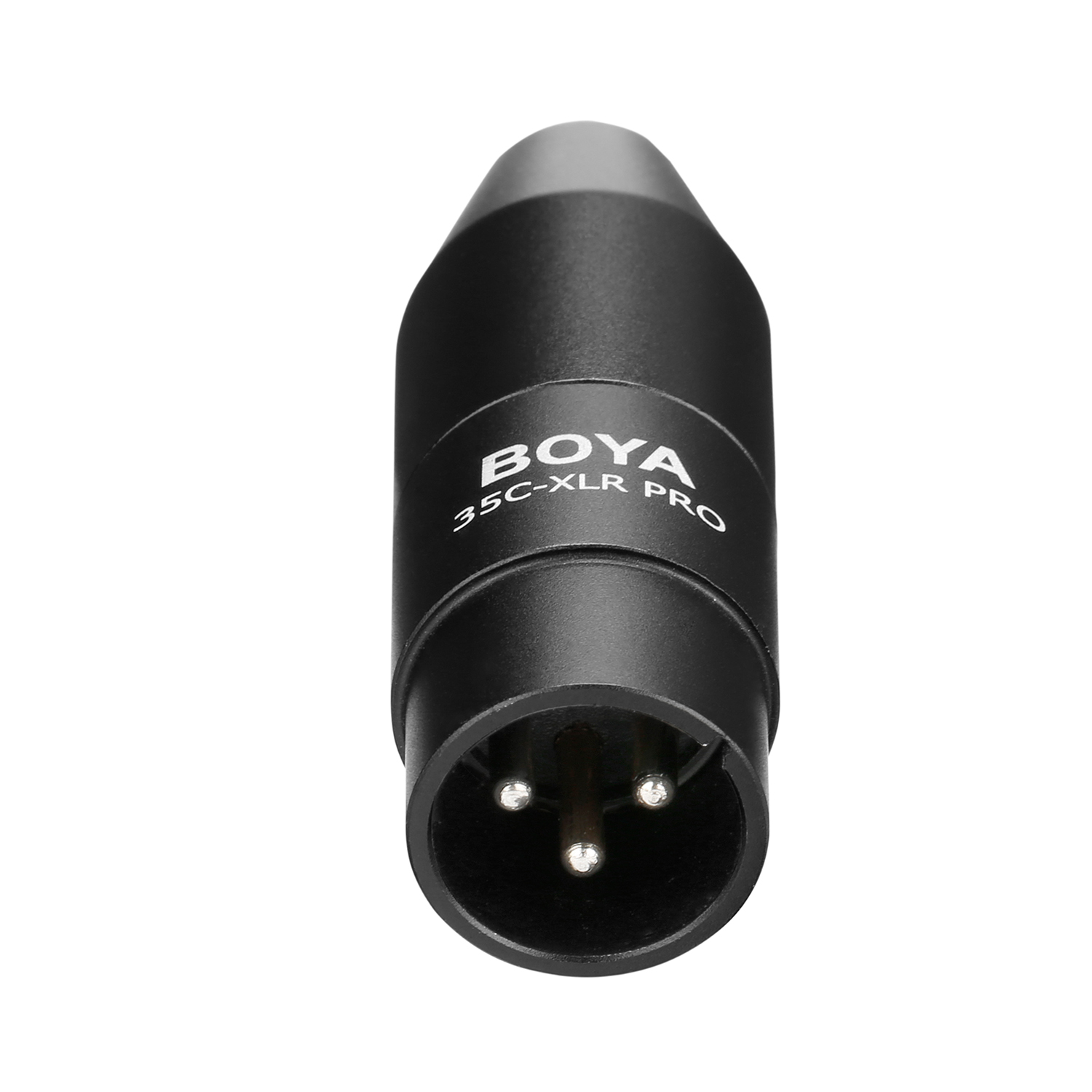 BOYA 35C-XLR Adaptador de micrófono hembra Mini-Jack de 3,5 mm (TRS) a conector macho XLR de 3 pines para videocámaras Sony, grabadoras y mezcladores