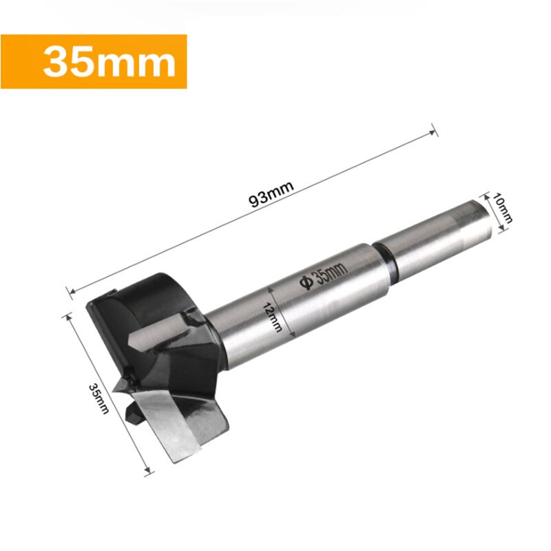 35mm Concealed Hinge Jig Kit Door Hinge Hole Locator Template for Face Frame Cabinet Cupboard Door Hinges: 1Pc 35mm Drill