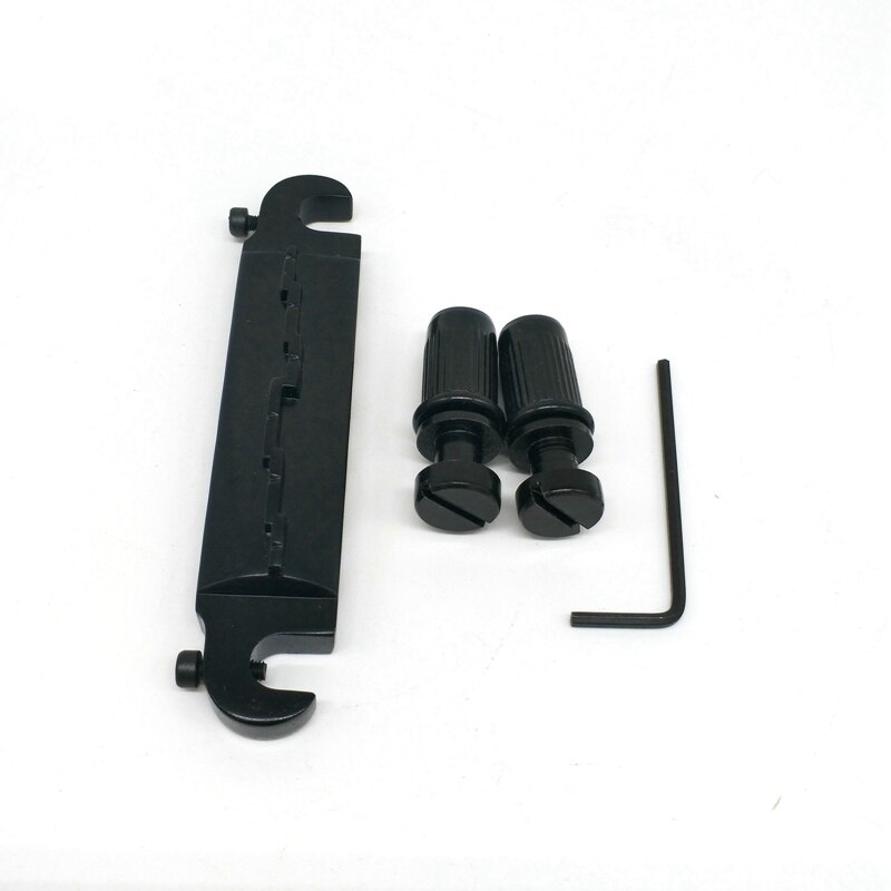 Electric Guitar Bridge All-In-One Bridge Tailpiece Guitar Roller Saddle Bridge,for LP Electric Guitar