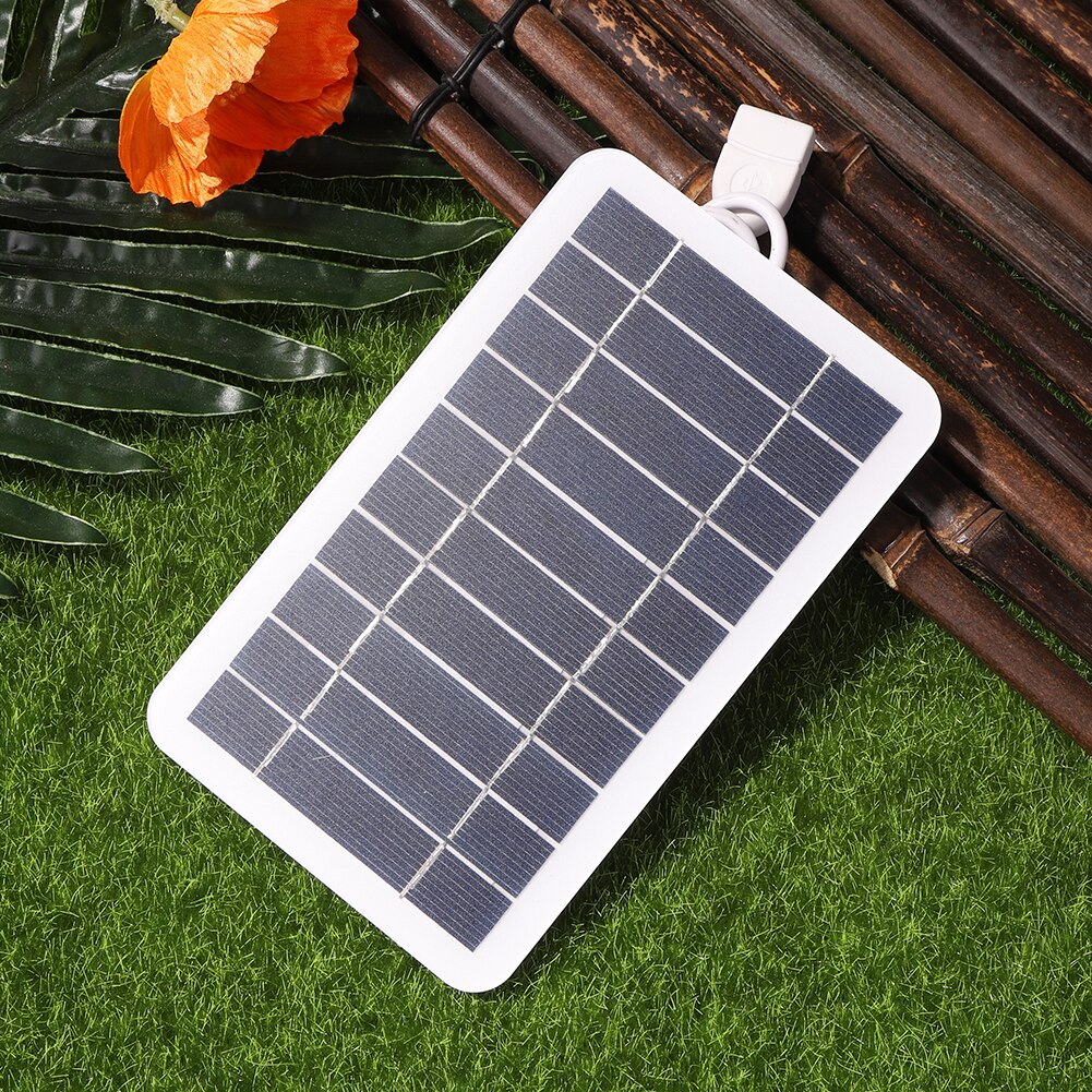 5V 400mA Solar Panel 2W Output USB Outdoor Portable Solar System for Cell Mobile Phone Chargers Outdoor Portable Solar Charger