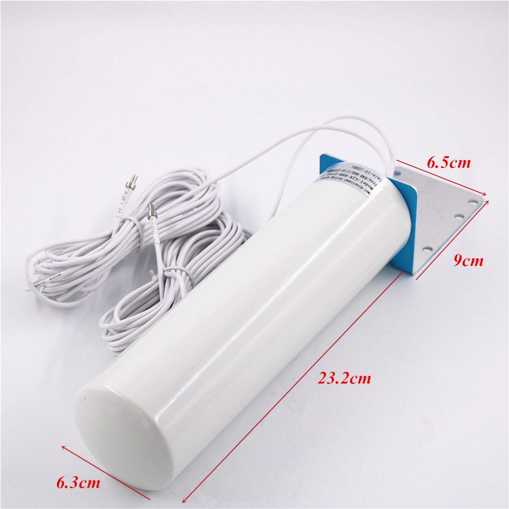 Antena exterior 4G LTE 3G 4G, antena exterior con conector CRC9/TS9/SMA Dual SlIder de 5m para módem de enrutador 3G 4G