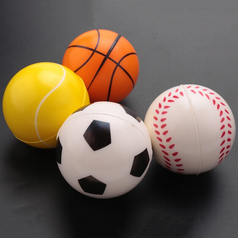 Ręka koszykówka Baseball piłka nożna tenis ćwiczenia miękkie elastyczne Squuze stres Reliever piłka dziecko mała piłka zabawki