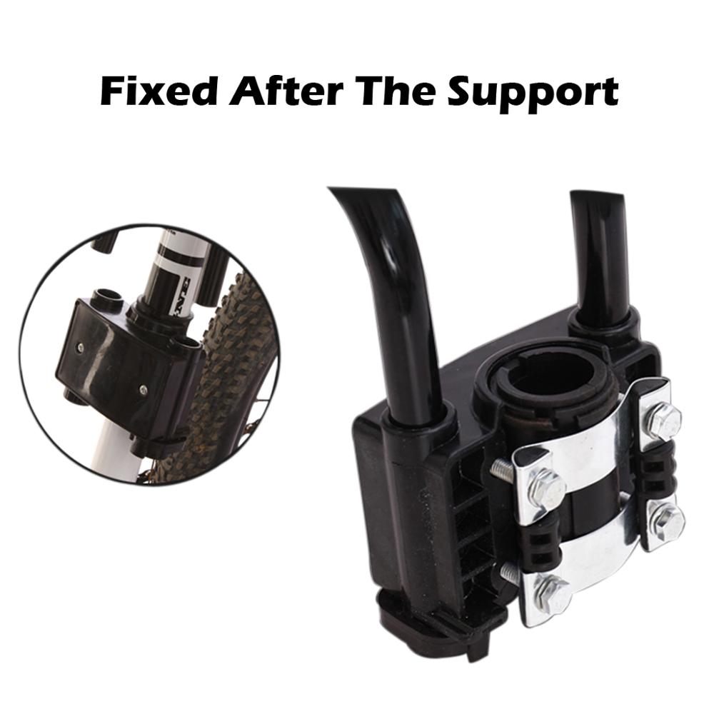 COEWSKE Front Mount Child Bike Seat Kids Bike Seat Foldable Child Bike Seat with Armrest and Pedal for Kids 3-6 Years Old