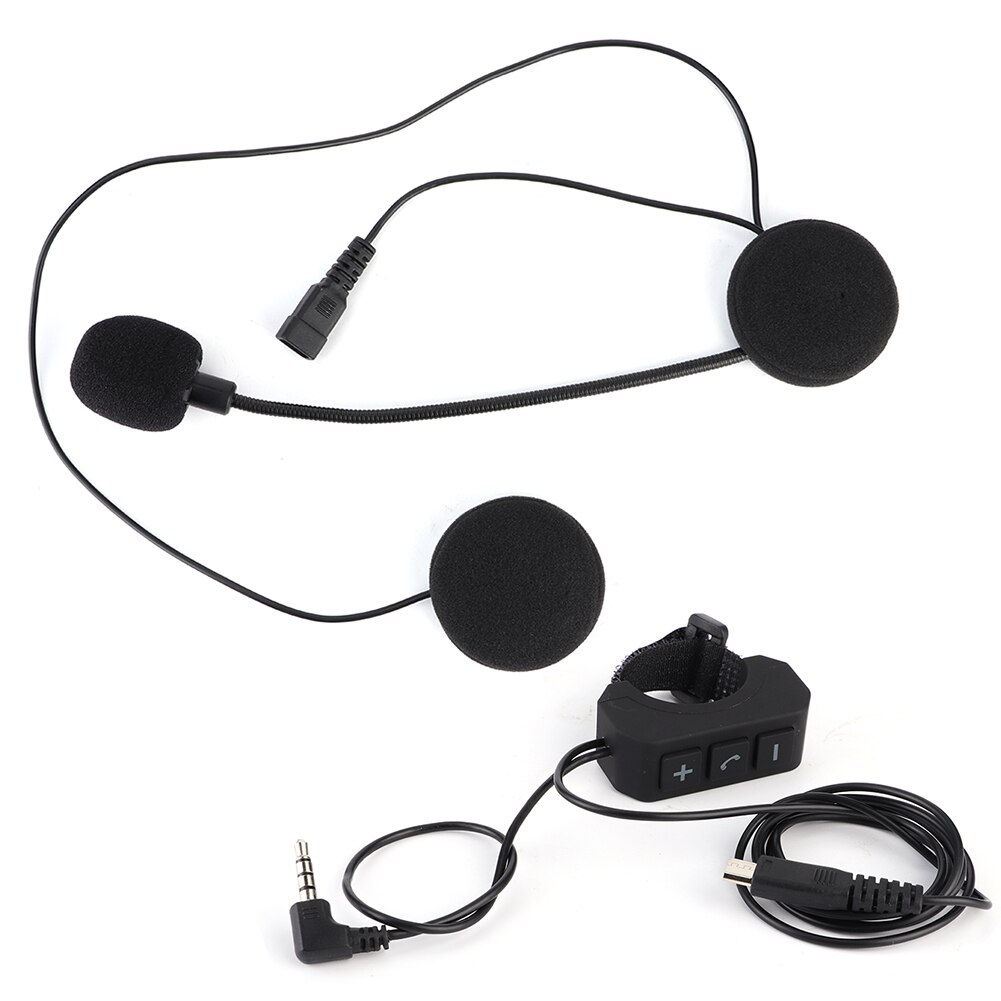 Wireless Earphone Waterproof Motorcycle Helmet Headphone Anti-Interference Riding Hands-Free Music Headset