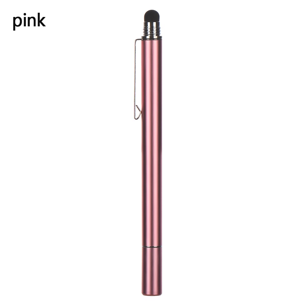 1PC 2 in 1 Stylus Pen Universal Sensitive Drawing Tablet Pens Capacitive Screen Stylus Tablet Touchpen Phone Accessories: pink